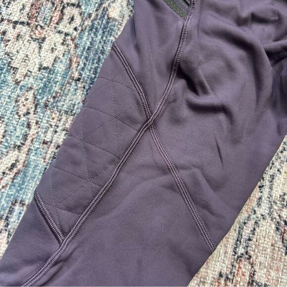 Lululemon Toasty Tech Tight II Cyber Size 6 Purple Fleece Lined Leggings - Picture 11 of 11